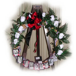 Memorial Wreath - Click to visit the memorial page (Wreath design by Ellen Gurfolino Friesen)
